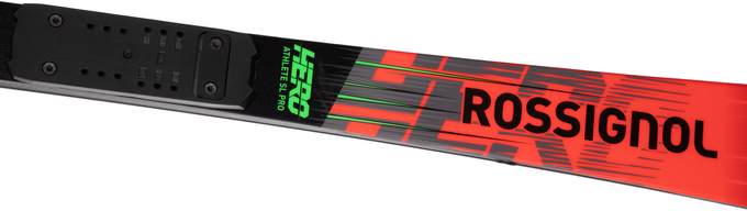 Ski Rossignol Hero Athlete SL PRO 128-149 R21 + NX 10 GW B73 Black Hot Red - 2025/26