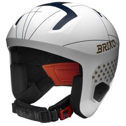 Helm Briko Vulcano 2.0 France Shiny White Tangaroa Blue - 2024/25