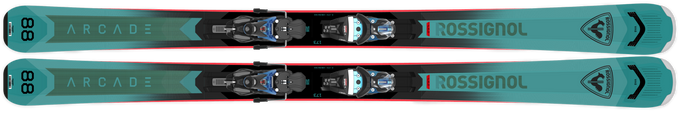 Ski Rossignol Arcade 88 Konect + Spx 12 Konect GW B90 Blue Steel - 2025/26