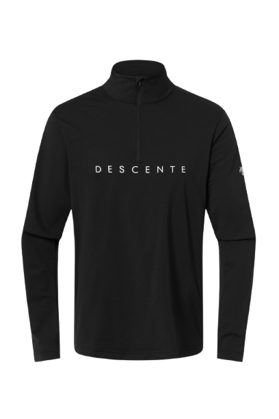 Rollkragen Descente Chest Logo T-Neck Black - 2025/26