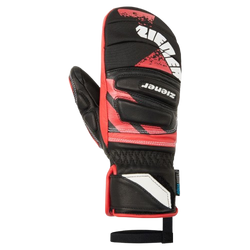 Gloves Ziener Lopaki-z As® Pr Mitten Glove Junior Unisex Black Red - 2025/26
