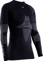 Thermal underwear X-bionic Energizer 4.0 Shirt LG SL WMN Opal Black/Arctic White - 2024/25