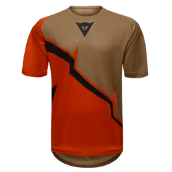 Cycling jersey Dainese HgAER Jersey Ss Red/Brown/Black