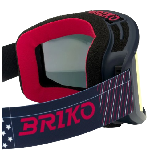 Brille Briko Vulcano Mask USA Tangaroa Blue Red - 2025/26