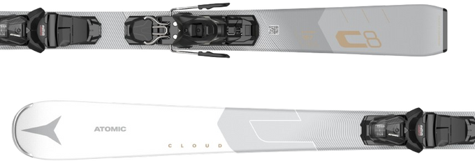 Ski Atomic Cloud C8 + M 10 GW Black/Gold 2024/25