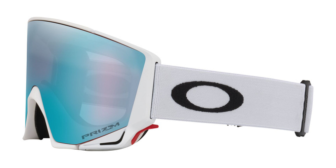 Brille Oakley Flow Scape M Matte White/Prizm Snow Sapphire Iridium + Additional lens Prizm Snow Iced Iridium - 2025/26
