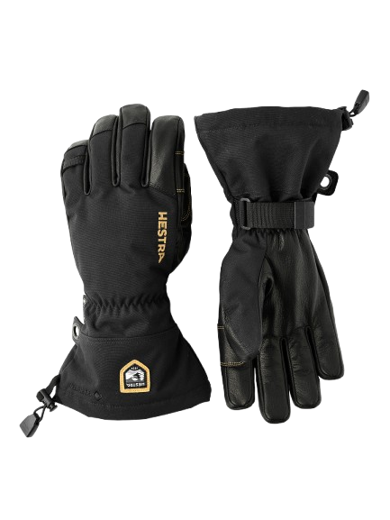 Handschuhe Hestra Army Leather Gore-Tex Black/Black - 2025/26