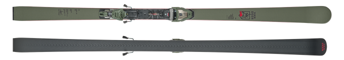 Ski Van Deer Pro RS + Comp 16 Khaki - 2025/26