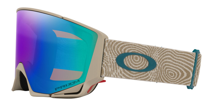 Brille Oakley Flow Scape L Mist Trails/Prizm Snow Argon Iridium + Additional lens Prizm Snow Iced Iridium - 2025/26