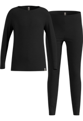 Thermounterwäsche Odlo Merino 200 Set long Junior Black - 2025/26