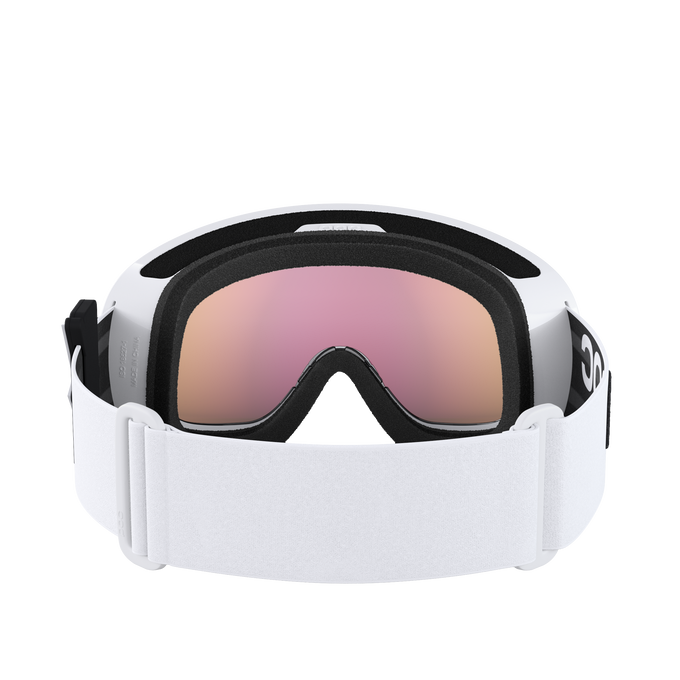 Skibrille POC Fovea Mid Blixten White/Partly Sunny Orange - 2025/26