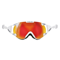 Goggles Casco FX70 Carbonic White Orange - 2025/26