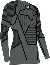 Thermounterwäsche X-bionic Symbio Merino Shirt LS Men Rhino Grey - 2024/25