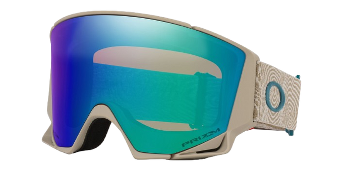 Brille Oakley Flow Scape L Mist Trails/Prizm Snow Argon Iridium + Additional lens Prizm Snow Iced Iridium - 2025/26