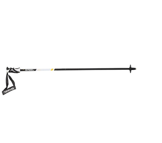 Poles Gabel Carbon Cross Black/White CC Matt - 2025/26