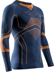 Thermounterwäsche X-bionic Energy Accumulator Light Shirt LS Marine/Orange - 2024/25
