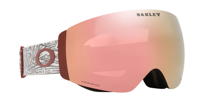 Goggles Oakley Flight Deck Pro M Matte Black/Prizm Rose Gold Iridium + Additional lens Prizm Snow Black Iridium - 2025/26