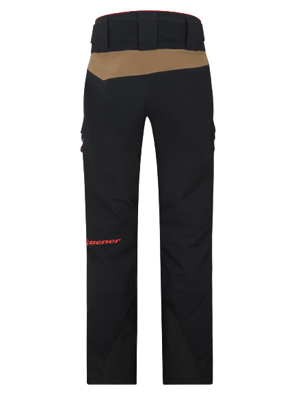 Ski pants Ziener Tewes Full-Zip Man Walnut Red - 2025/26