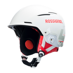 Helmet Rossignol Hero Slalom Impacts White + Chinguard - 2025/26