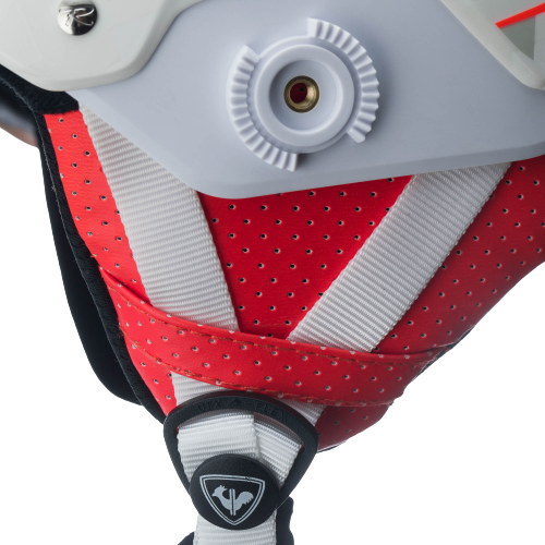 Helmet Rossignol Hero Slalom Impacts White + Chinguard - 2025/26