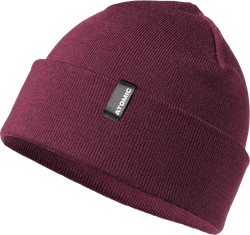 Hat Atomic Alps Rolled Cuff Beanie Maroon – 2025/26