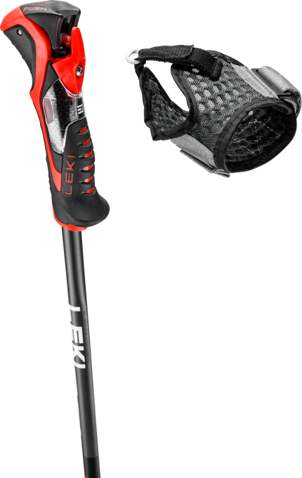 Skistöcke LEKI Airfoil 3D Black/Red - 2025/26