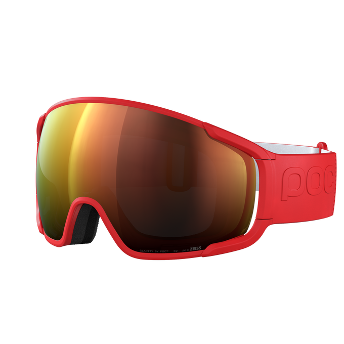 Goggles POC Zonula Prismane Red/Partly Sunny Orange - 2025/26