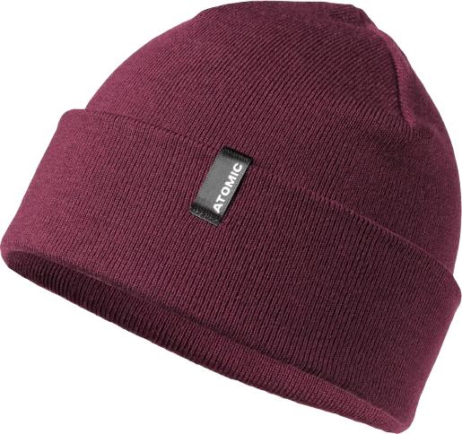 Hat Atomic Alps Rolled Cuff Beanie Maroon – 2025/26
