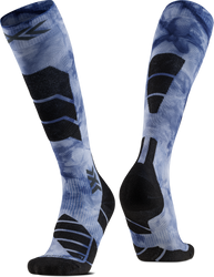 Ski socks X-socks SKI EXPERT WILD OTC TIEDYE X BLACK/MARINE - 2025/26